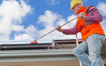 Skirza soft wash roof cleaning